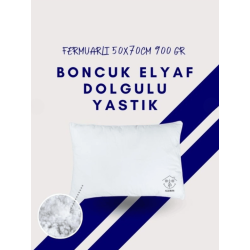 Boncuk Elyaf Dolgulu Fermuarlı Yastık